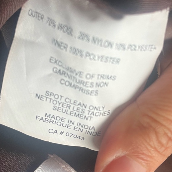 Anthropologie Aphorism brown beaded wool bag - Picture 5 of 5